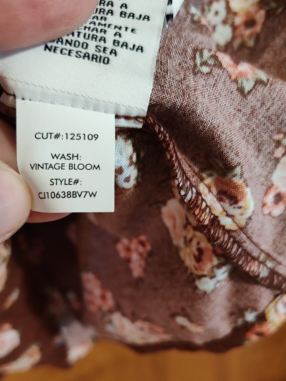 Celebrity Pink Puff Sleeve Babydoll Dress Vintage Bloom Brown Coral Smocked Med - Picture 15 of 15
